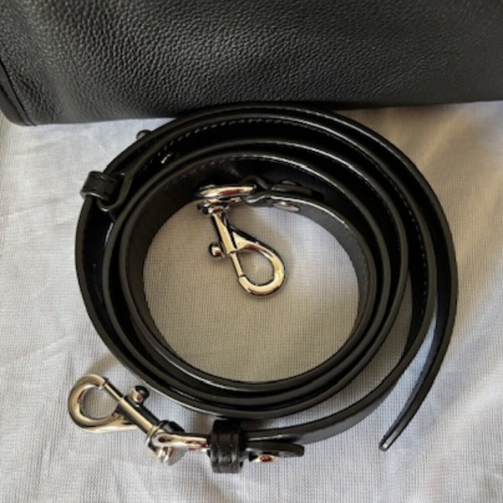 Rebecca Minkoff Micro Bedford Zip Satchel Black - Picture 11 of 16